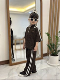 ست تیشرت شلوار پلنگی🎀 جنس کرپ بوگاتی باکیفیت عالی خنک وسبک مناسب تابستان🍋🟩 🍋🟩 مناسب ۲ تا ۱۰ سال دورنگ تیره و روشن🌱 سایز ۴۰🪷قدتیشرت ۳۸ پهنا ۳۴ قدشلوار ۵۴ سایز۴۵🪷قد تیشرت ۴۴ پهنا ۳۸ شلوار ۶۲ سایز۵۰🪷قد تیشرت ۵۰ پهنا ۴۰ شلوار ۷۱ سایز ۵۵🪷 قدتیشرت ۵۶ په
