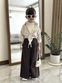 ست سه تیکه دخترانه🎀 شومیز گره ای و شلوار و تاپ جنس شومیز بوگاتی؛ تاپ پنبه فانریپ ؛شلوار لنین با ضمانت کیفیت🎀 مناسب ۳تا ۱۲ سال😍 سایز ۴۵ 🌱قد تاپ ۳۷ قدشومیز ۳۵ پهنا ۳۷ قدشلوار ۶۲ سایز۵۰🌱قدتاپ ۴۰ قدشومیز ۳۹ پهنا شومیز ۳۹ قد شلوار ۶۷ سایز۵۵🌱قد تاپ ۴۳ قدشومی